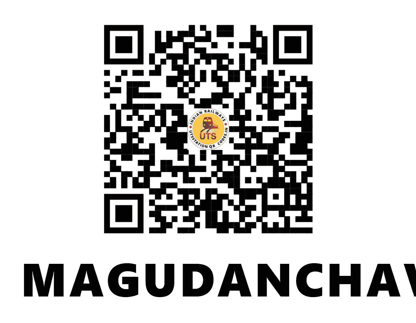 UTS QR Code for MAGUDANCHAVADI - DC - SR (TAMIL NADU)